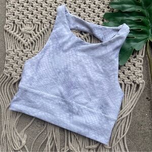 Savvi Longline Printed Sports Bra Size Small